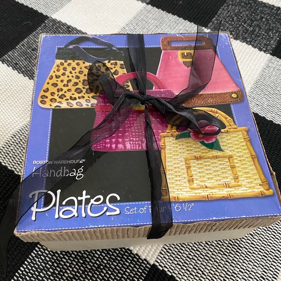 Set of Four Handbag Plates - Picture 1 of 7